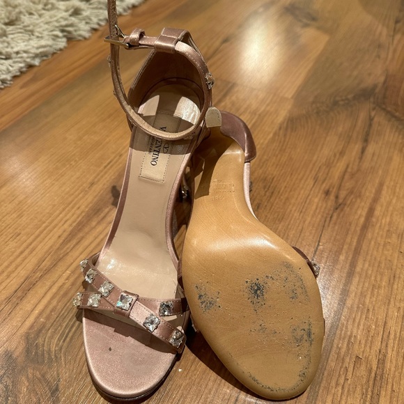 Valentino Satin Strappy Heels - Picture 4 of 4